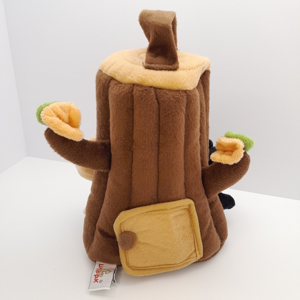 Unipak Plush Forest Animal House Tree Trunk with Raccoon Bear and Squirrel - Picture 4 of 10